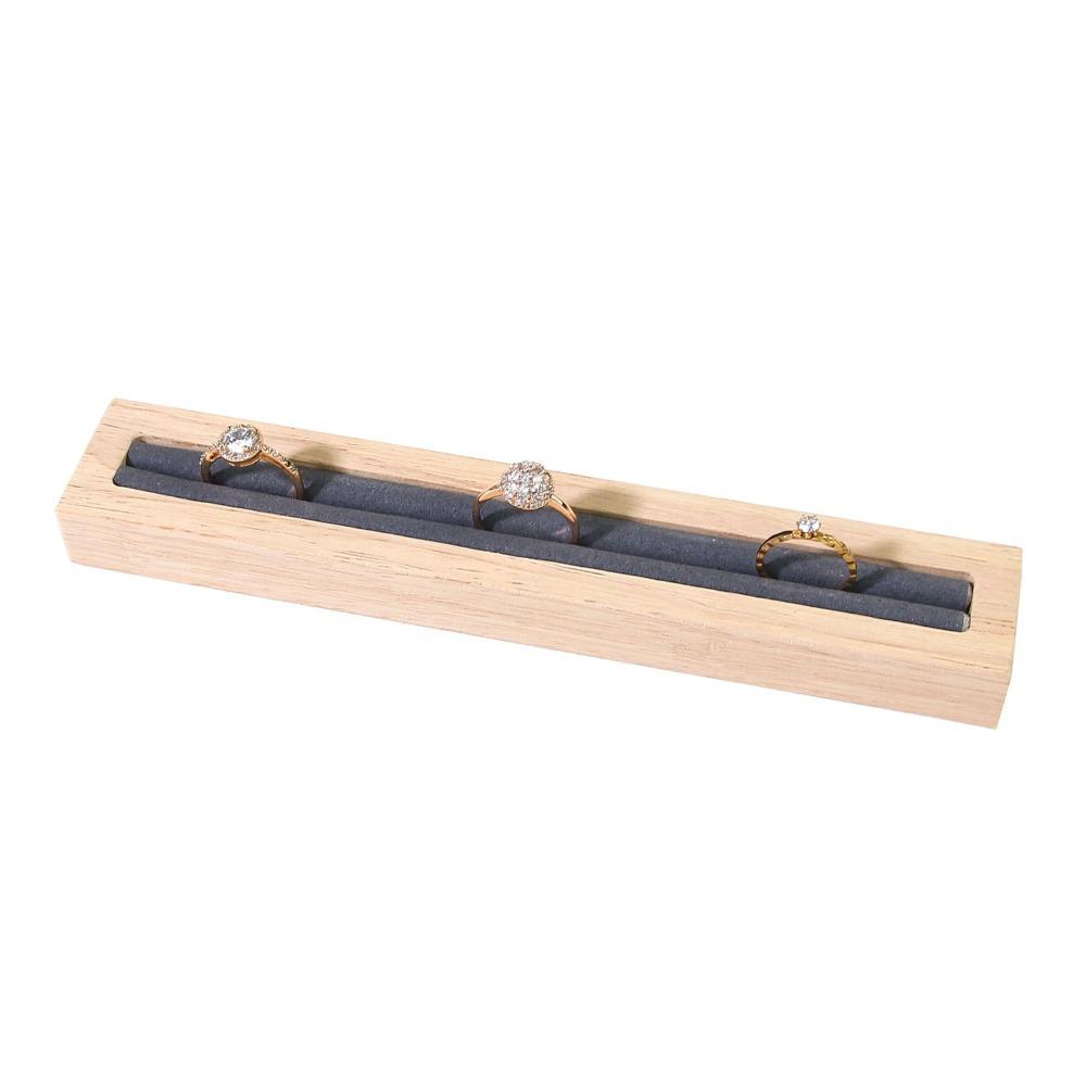 Storage Rack Ring Display Stand Wooden Ring Organizer Creative Ring Holder Girls Women