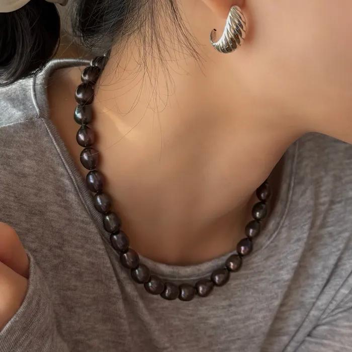 _Noir Pearl Necklace