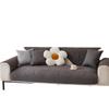 Nordic Simple Solid Color Sofa Cushion Four Seasons Pure Cotton Fabric Non-Slip Cotton Seat Cushion Universal Modern Sofa Cover Towel