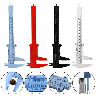 0-150mm Vernier Calipers Double Rule Scale Plastic Depth Height Measure Tool