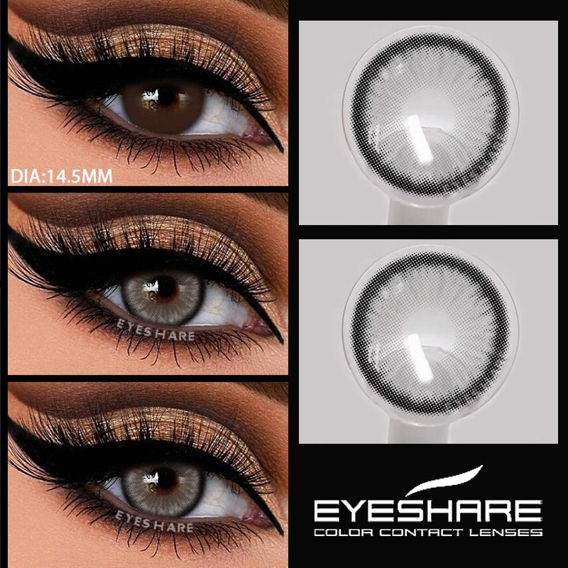 1 Pair Colored Pupils for Gray Color Eyes Green Color Contact Lenses Cosmetics Natural Blue Lenses for Makeup Yearly