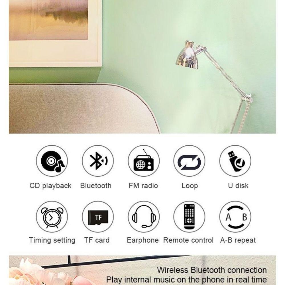 LED ekranlı Bluetooth CD Çalar (Şarj fonksiyonu ile)