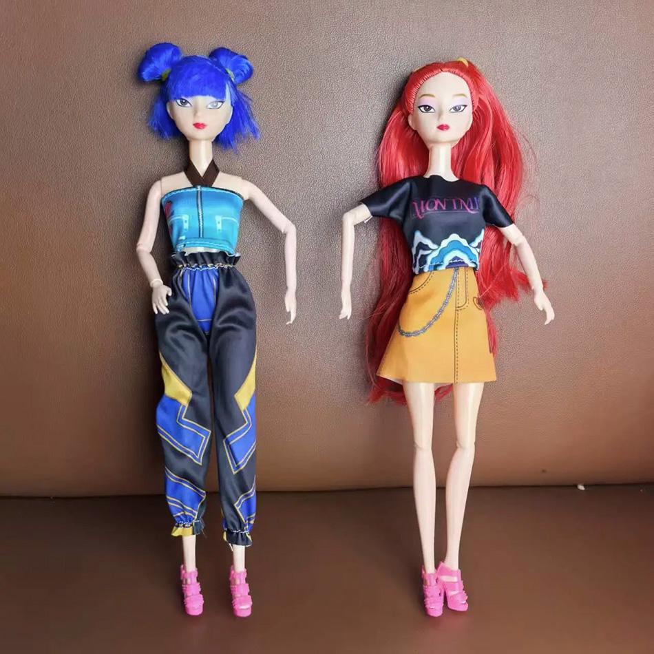 3 Trendige Kpop Devil Hunter Puppen, Vinylpuppen, Puppen, Weihnachtsgeschenke, Geburtstagsgeschenke, Halloween-Geschenk Mädchenspielzeug