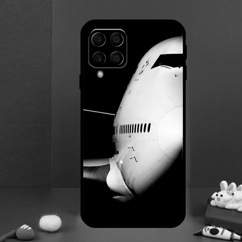 Aircraft Airplane Fly Travel For Samsung Galaxy M15 M55 M33 M13 M23 M53 M31 M51 M14 M34 M54 M20 M30s M52 M32 Phone Case