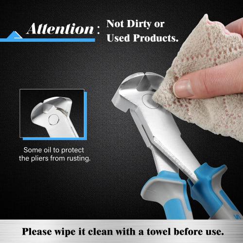 SPEEDWOX End Nippers, 185mm Long, Professional Hobby Beading Tool, DIY Cutting Tool, Professional Grade, Beginner-Friendly, for Home Repairs, Accessor