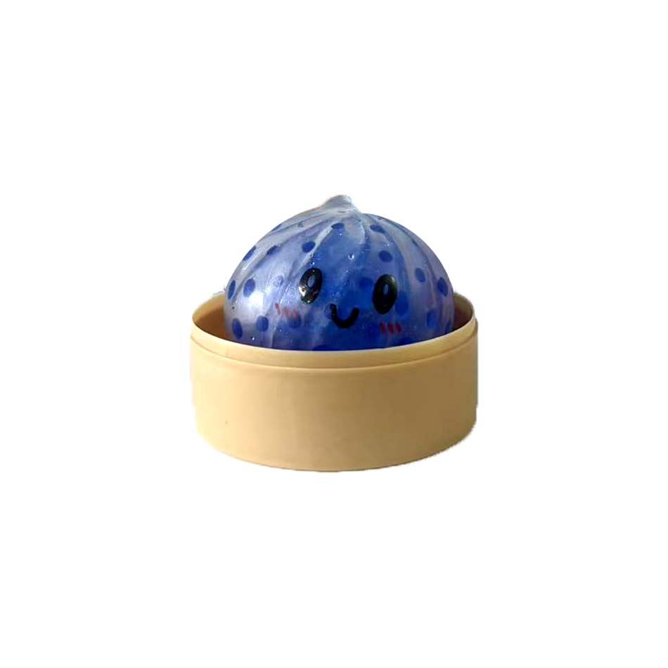 Dumpling Pressure Dumpling Squishies Cute Colorful Bun Toy Slow Rising Stress Relief Fidget Toy For Kids Adults Anti-Anxiety Gif
