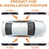 4PCS Car Door Sill Protector, Universal Threshold Protection For Cars, Automotive Rubber Scratch Resistant Entry Sill Guards, Doors Edge Step Dust