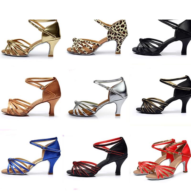 Luxurious Fashion 9-color Women's Ballroom Latin Tango Dance Shoes For Ultimate Elegance