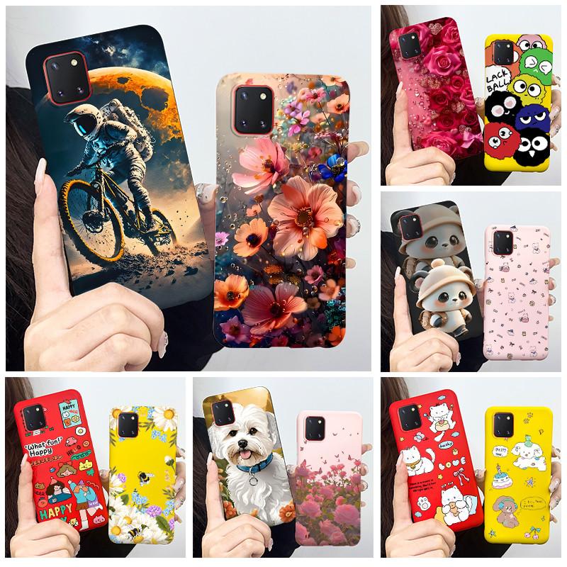 For Samsung Galaxy Note 10 Lite Case N770F Soft TPU Silicone Cover Cute Astronaut Panda Phone Case GalaxyNote 10Lite Coque Funda