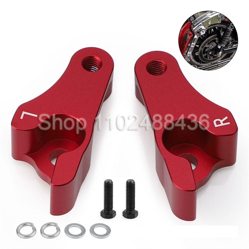 Motorcycle 2 Inch Shock Absorber Rear Suspension Bracket Lowering Link Kit For Harley Davidson Touring Models 2002-2023
