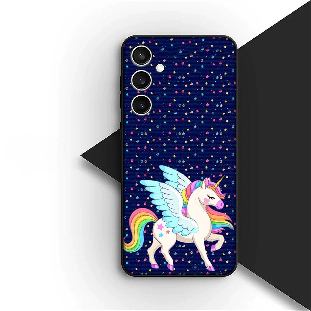 

Soft Cover for Xiaomi Redmi 15 15C A3 A4 A5 9A 9C NFC Note 9 8 9T 8T Pro Casing Phone Case Comics Unicorn Horse Rainbow Redmi 15C 5G (173mm)
