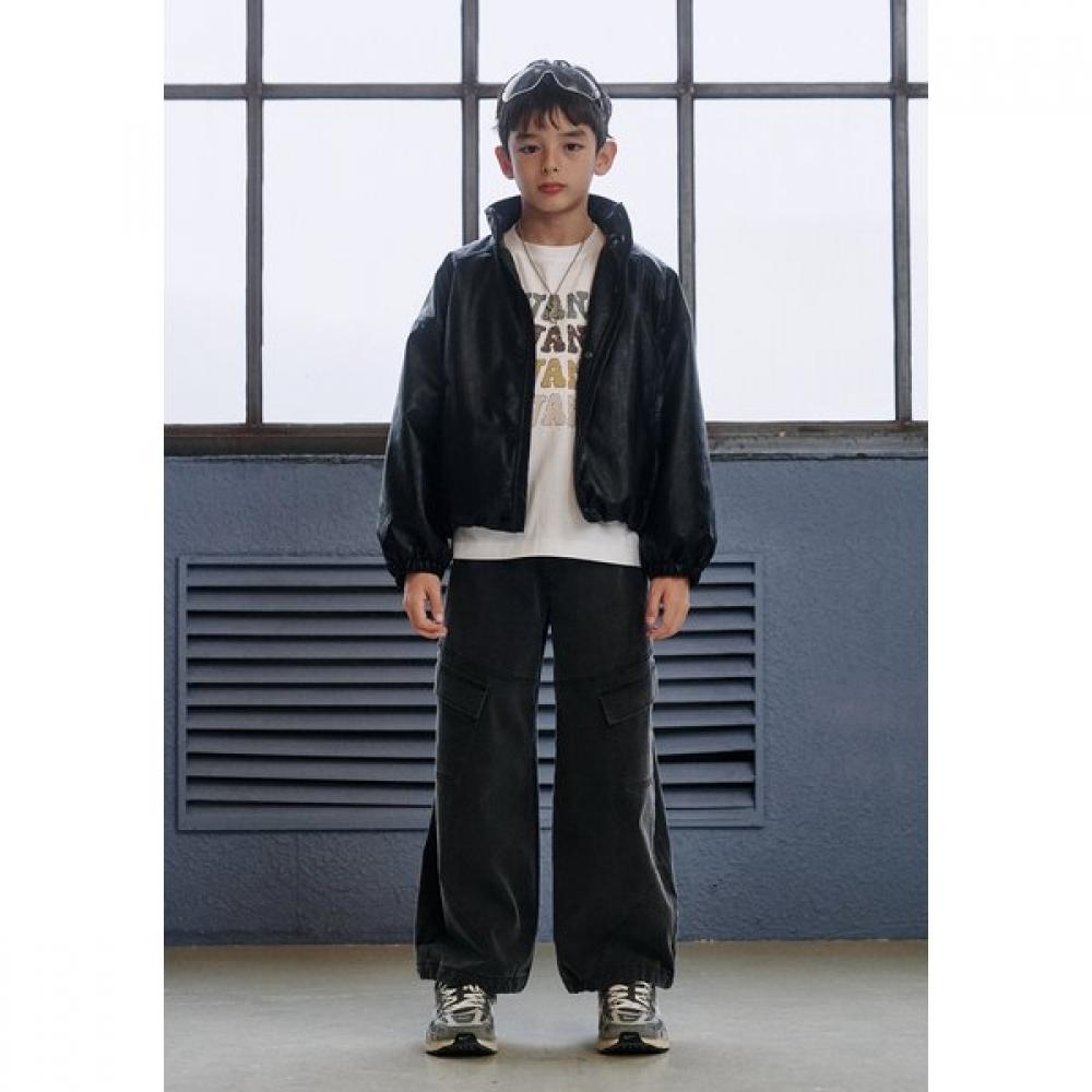 Bluetail Black Leather Jumper Aaa2jp01bk