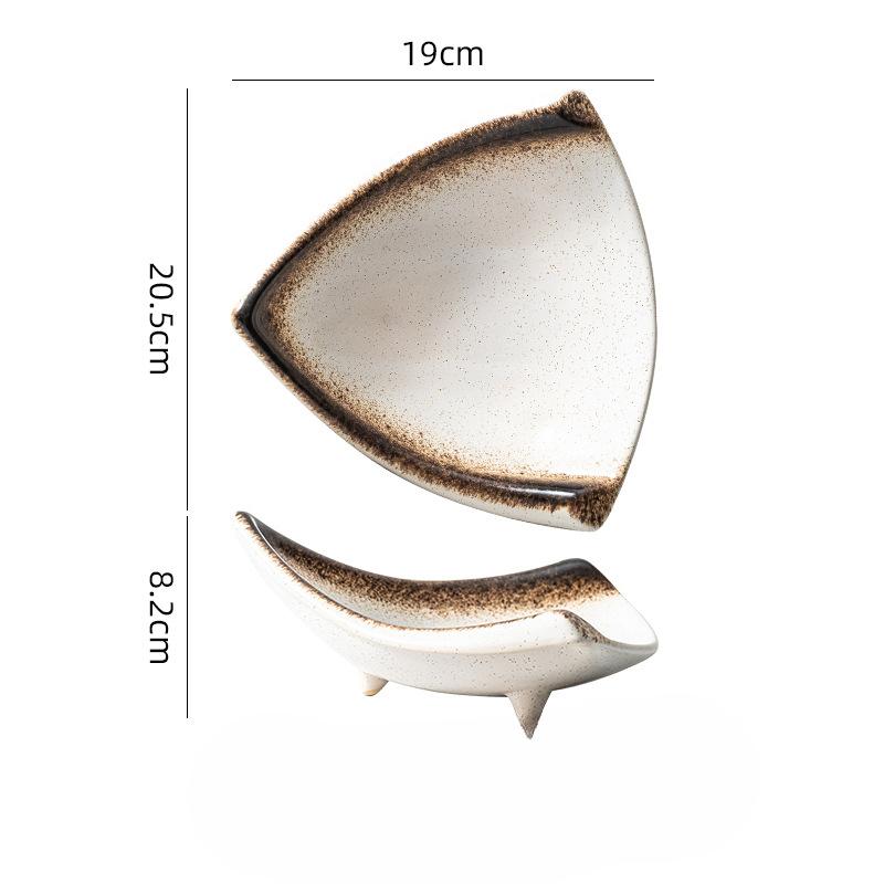 

Популярные Интернет Знаменитости Тарелка для закусок Креативная японская керамическая корзина для ресторана Суши Магазин Посуда Фруктовая тарелка