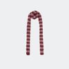 Niche Striped Thin Long Woolen Scarf Female Millennium Hot Girl Style Concave Shape Soft Scarf