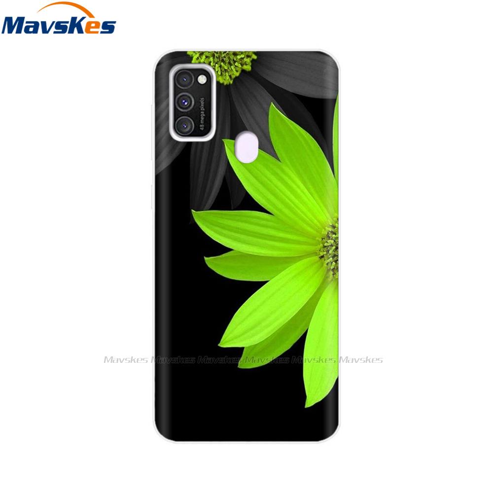 For Samsung Galaxy M21 Case Back Cover Soft Silicone TPU Phone Case For Samsung Galaxy M20 M21 M30 M30s M31 Case Cover Bumper