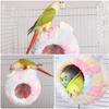 Winter Warm Parrot Cotton Nest Cozy Snuggle Bed Soft Bird Hut For Aviary Bird Cage Parrot Lovers Owner Accessories