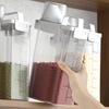 Food Grade Plastic Storage Container for Grains Pasta Sealed Kitchen Canister Beans Rice Organizer