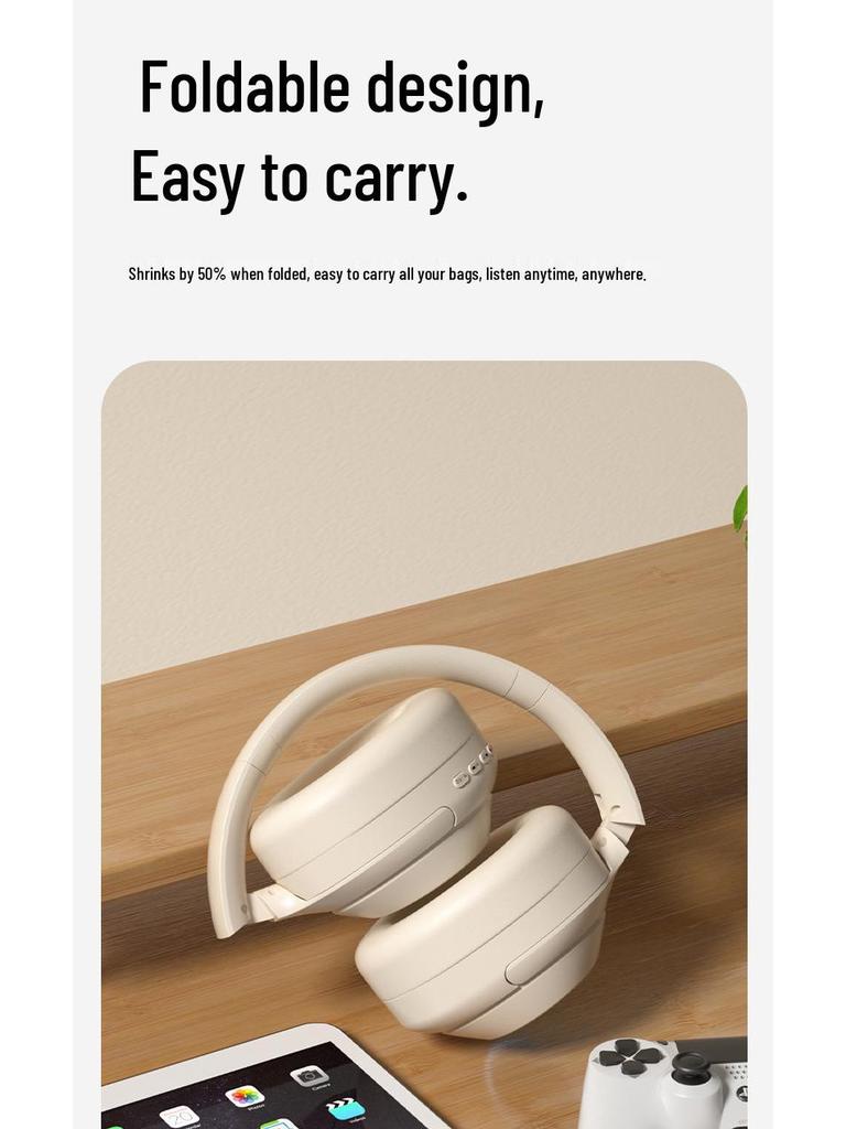 Exclusive Glow Bluetooth Headphones: Rotatable, Large Earcups, Long Battery Life