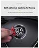 ABS Carbon Fiber Pattern Car Logo Steering Wheel Sticker Badge For VW GTI Passat B6 Golf 4 5 7 Polo Jetta Caddy Beetle Tiguan CC