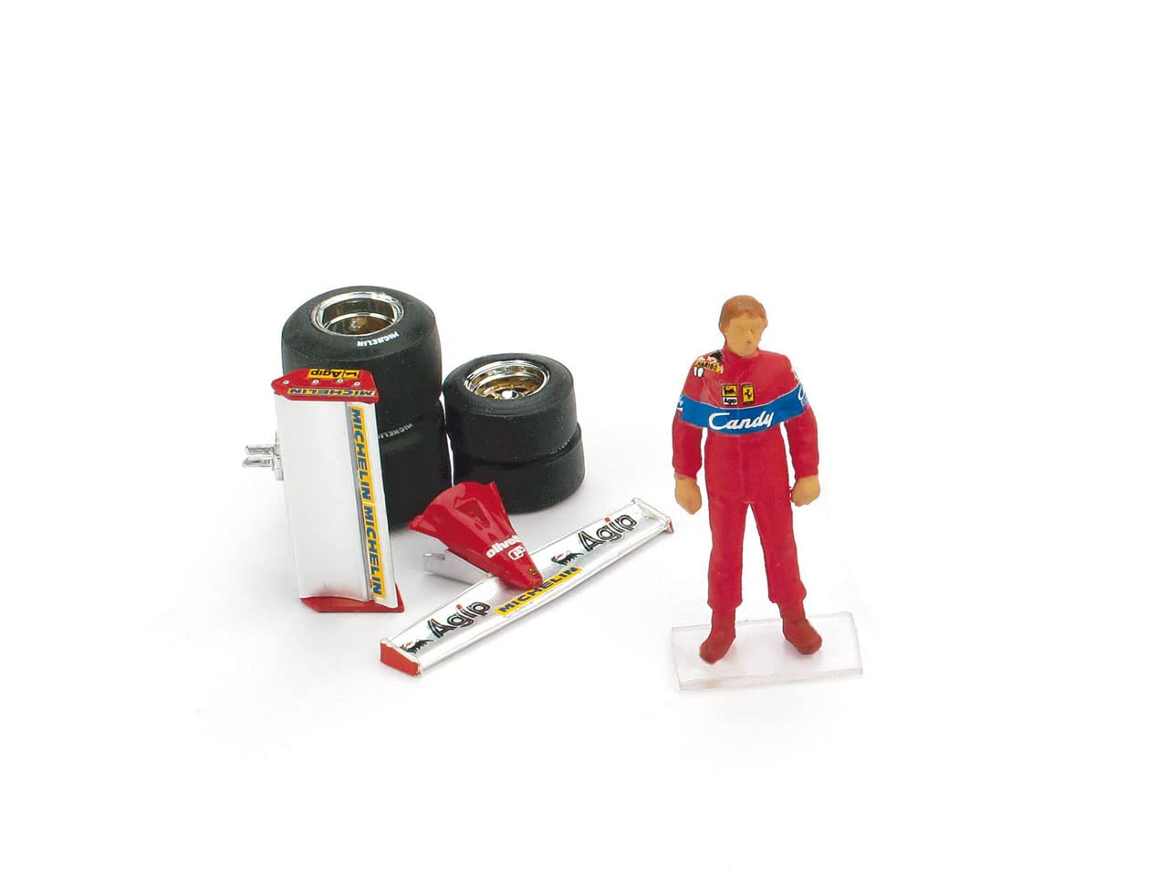 

Фигурка BRUMM Didier Pironi Ferrari 126CK, аксессуары 1981 BRUMM Ferrari DIDIER PIRONI CH02T 1/43 + [предмет]