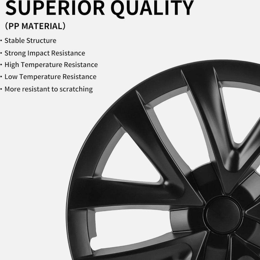 4PCS Hubcap Set for Tesla Model 3 18inch Hub Caps Replacement Wheel Cap Full Rim Cover Accessories US