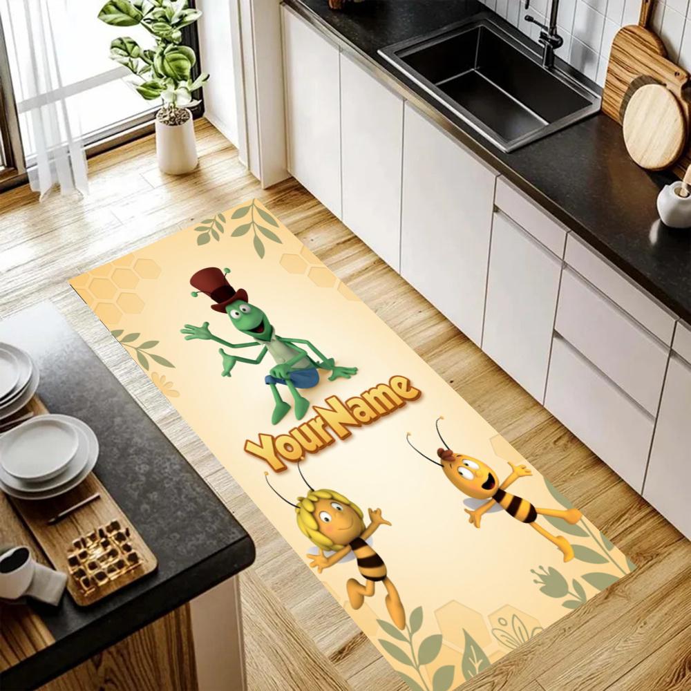 Biene Maja Customize Your Name Kitchen Rug Runner Rug Laundry Mat Hallway Entryway The Best Gift Choice