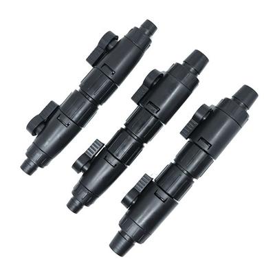 Practical Plastic Aquarium Tap Connector Black 16mm/12mm Pipe Separation Joint Quick Release Pipe Quick Connection