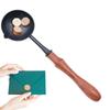Sealing Wax Stamps Spoon Frosting Black Vintage Non Stick Spoons Firing Melting Particle Wedding Invitation Craft Accessory Tool