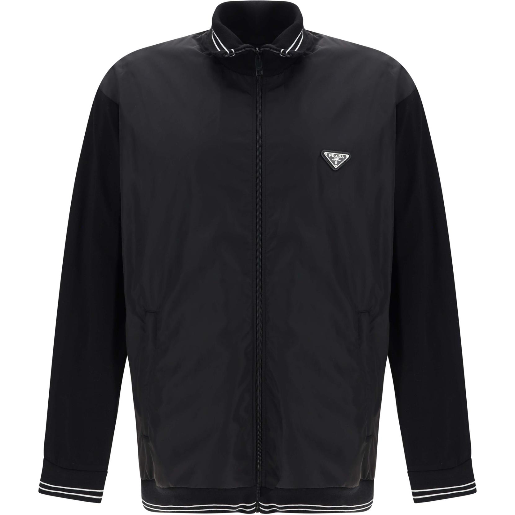 PRADA Triangle Logo Zipped Coat UJL42B-1YR5-F0806-S-OOO