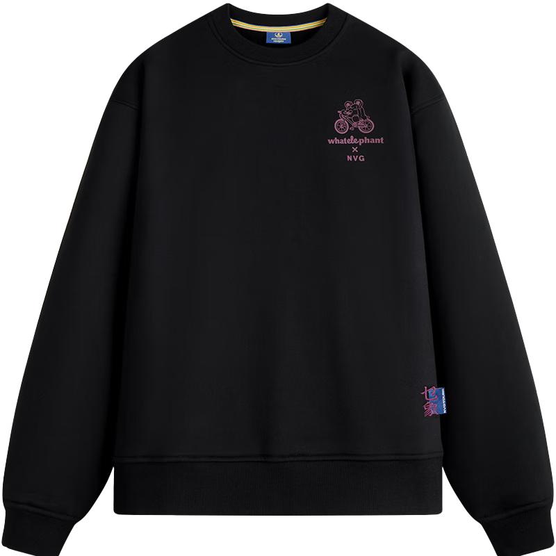 NVG.YOUNG Mou Xiang Co-branded Women's Crewneck Cotton Sweatshirt