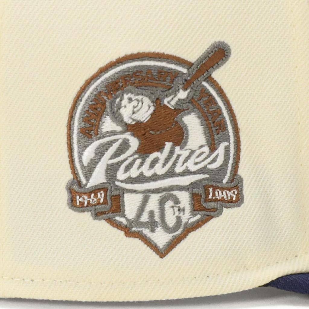 New Era newera cap 59FIFTY 70923190 NER36C0978 MLB San Diego Padres SD ChromeLight Navy White SIDE PATCH 2-Tone UNDER VISOR SNEAKERS ONSPOTZ