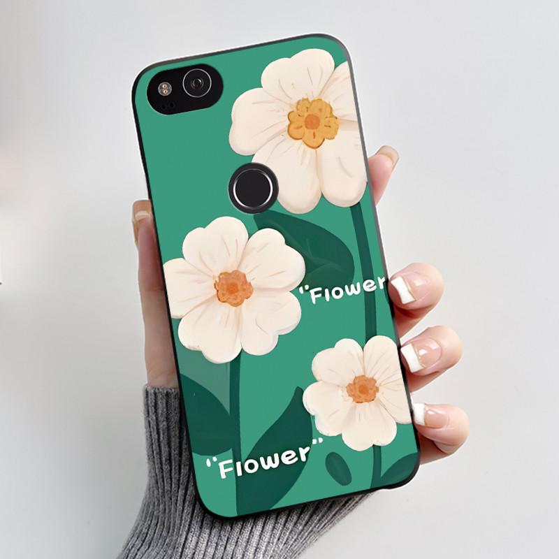 Für Google Pixel 2 Hülle Weicher Schwarzer Silikon-Stoßfänger Schmetterling Handyhülle für Googe Pixel2 2XL Pixel2XL 2 XL Hüllen Fundas Coque