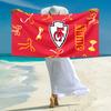 Personalized Arsenal Crest Beach Towel Microfiber Beach Towel Thin Absorbent for Beach Swimming Yoga Bath Sports. 0910362