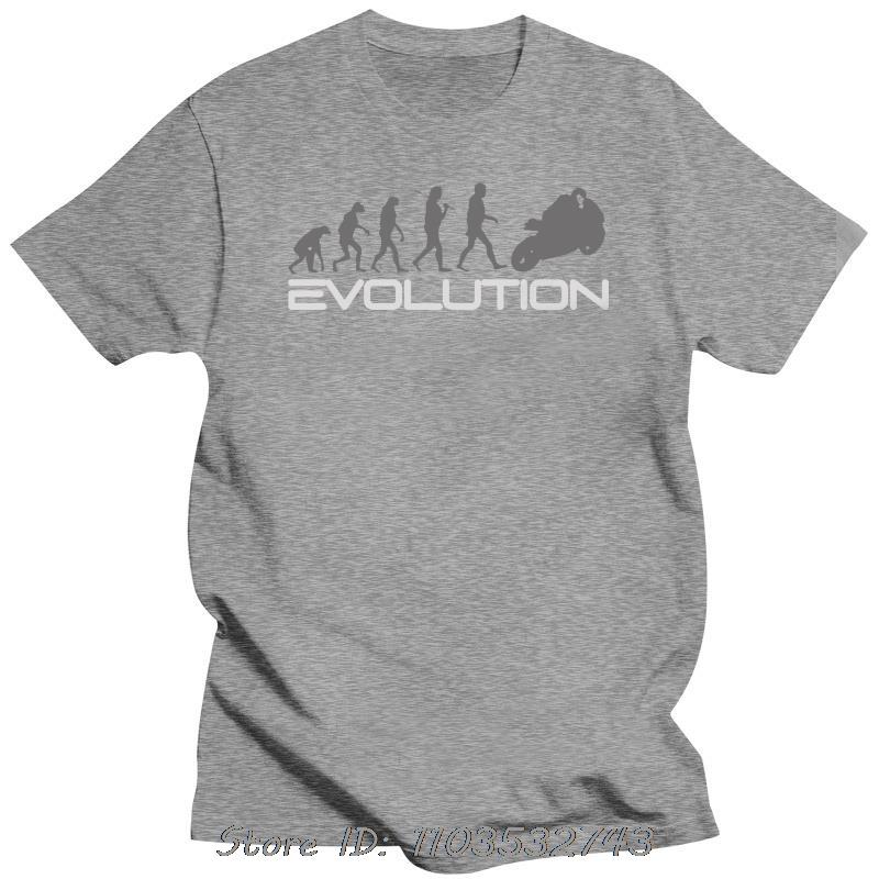 Evolution De T-Shirt Motard - Moto - Pour Pere Lui Good Quality Brand Men's Clothing Fitness T Shirt Style Black Cotton Tshirt