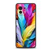 Phone Case Cover for Xiaomi Mi 15 14 13 12 11 Ultra 14T 13T 12T 11T 10T Pro Lite Soft TPU Capas Fashion Gradient Feather Pattern