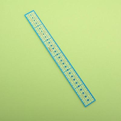 Kendin Yap Dikiş ve Yorgancılık Aletleri Mavi Dikiş Giyim Cetveli 3*30CM