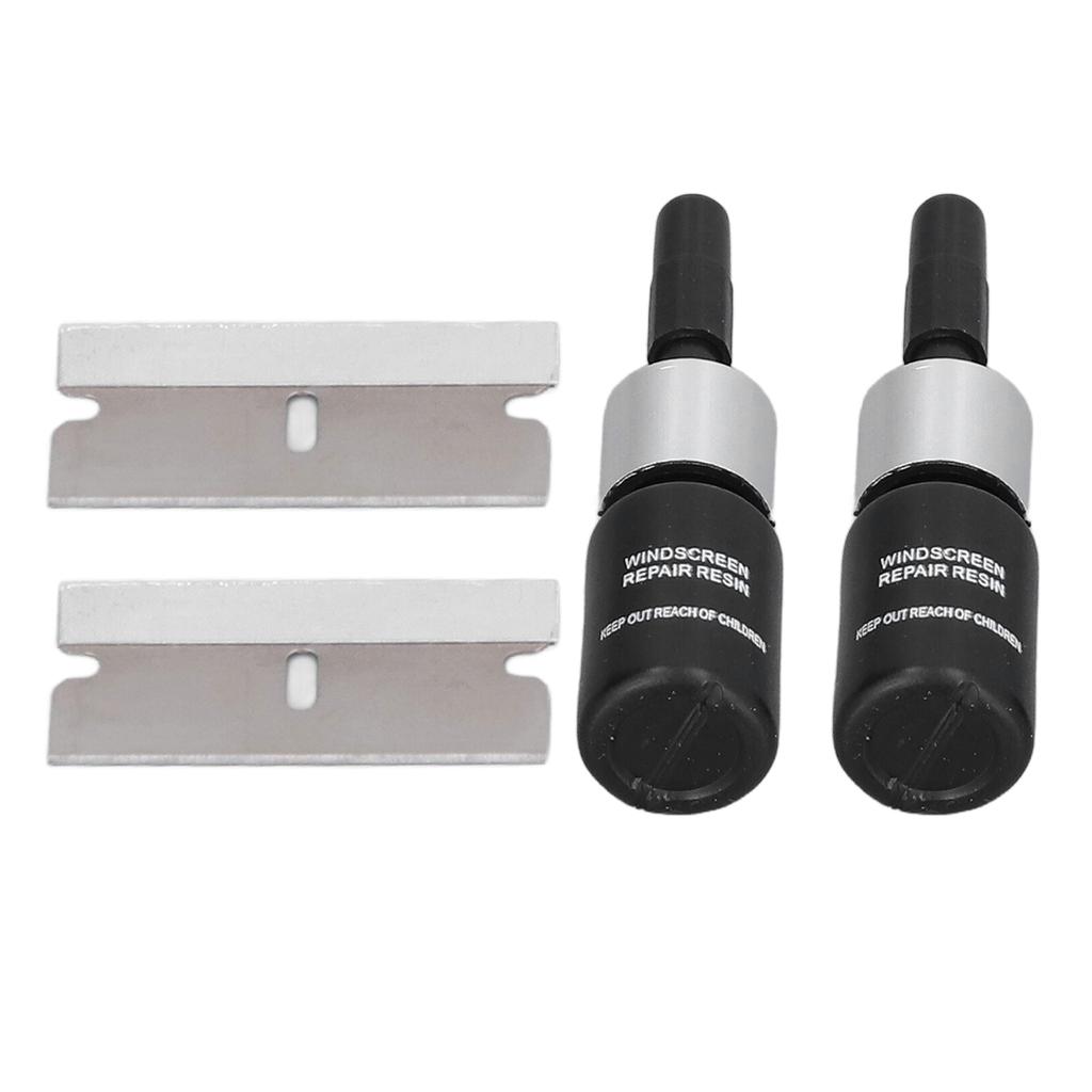 2PCS Płyn do naprawy szyb samochodowych Płyn do naprawy pęknięć DIY Płyn do naprawy szyb samochodowych