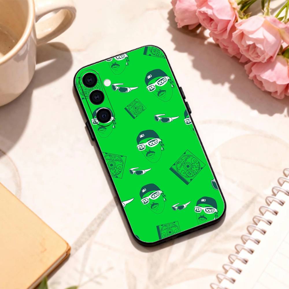 S-Singer F-Feid Ferxxo S-SIXDO phone Case For Samsung Galaxy A73,A72,A71,A70,A53,A52,A51,Others Soft Black Shell