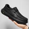 Genuine Leather Men's Casual Shoes Comfortable Walking Shoes Outdoor Male Sneakers Non-Slip Driving Shoes Soft Business Footwear