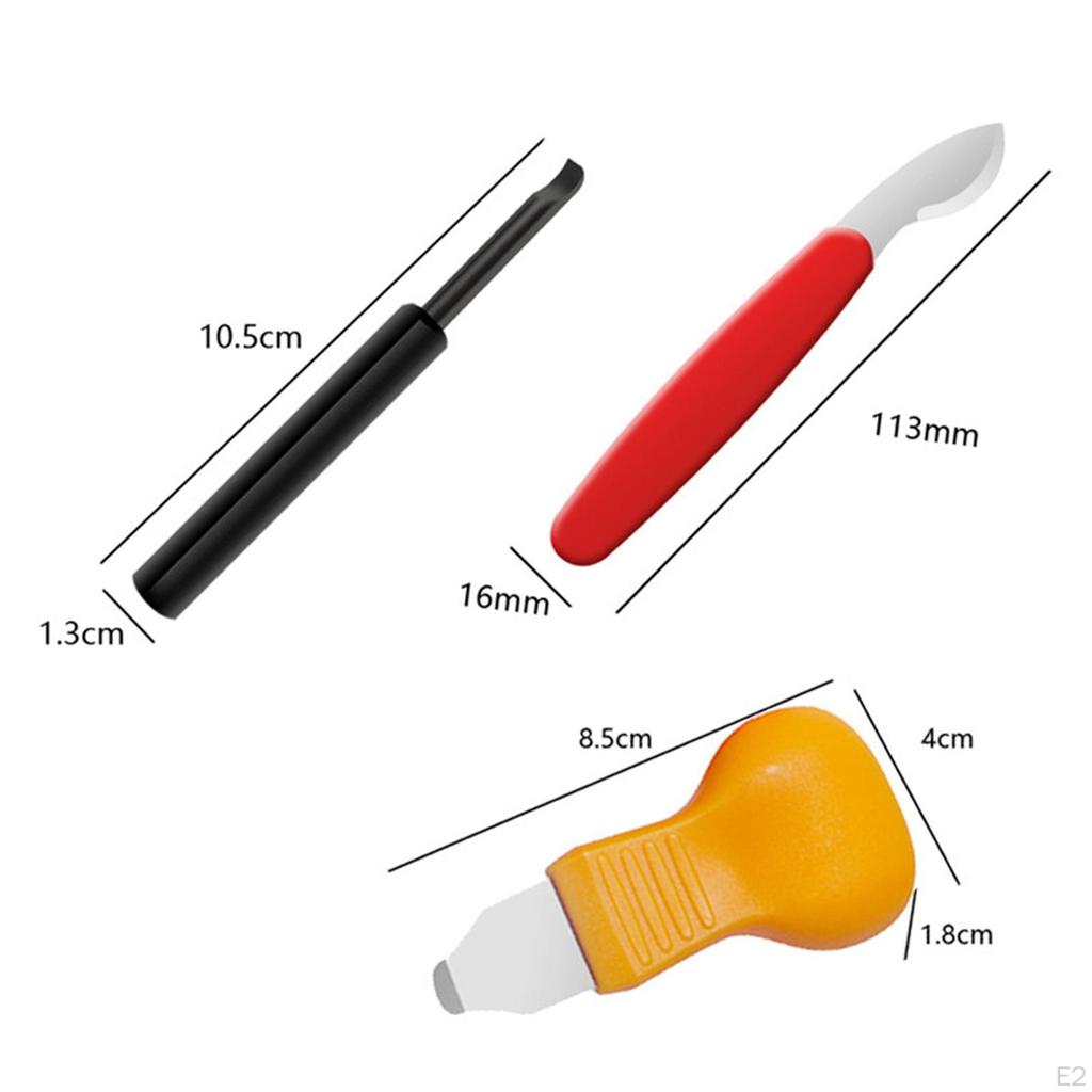3Pcs Watch Back Cover Opener Removal Tool Practical Portable, Replacing, Easy To Use,