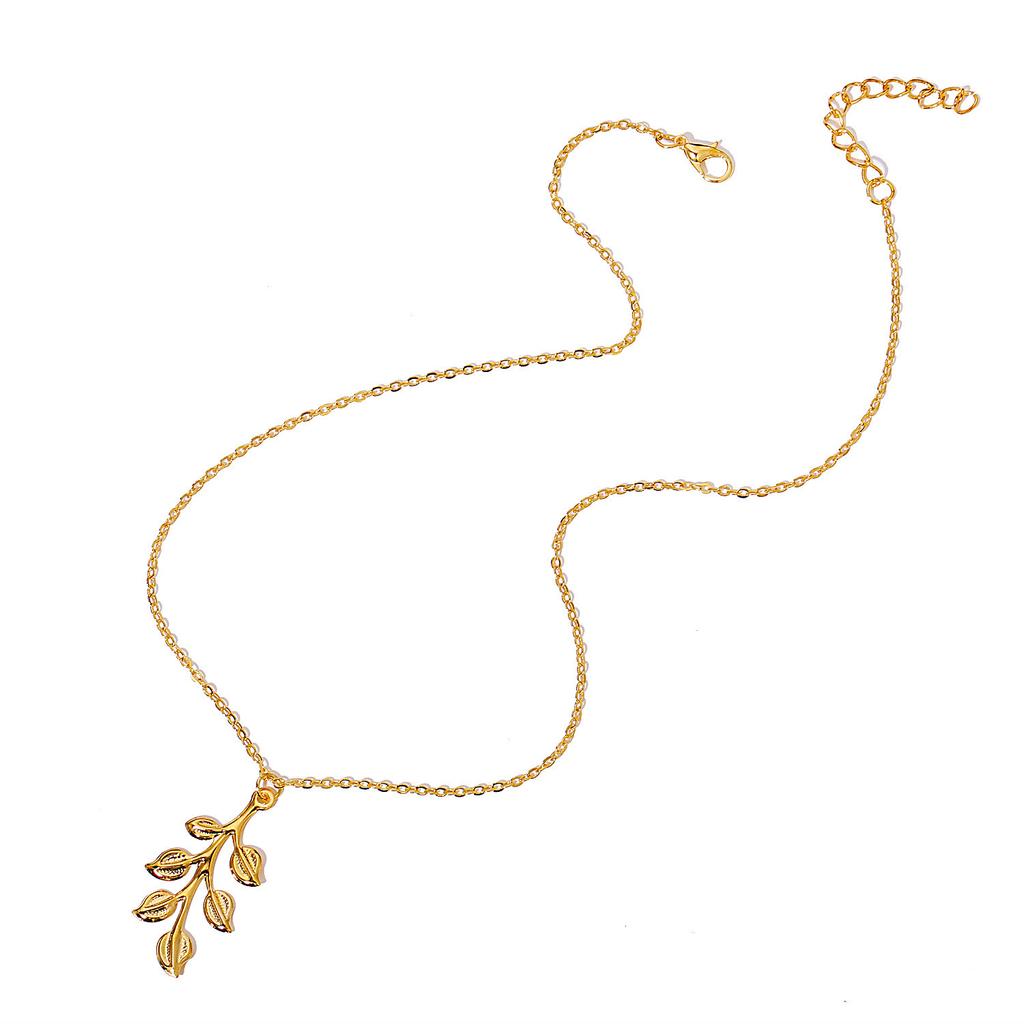 C177 Hot New Leaf Long Vintage Simple Elegant Trendy Necklace Jewelry