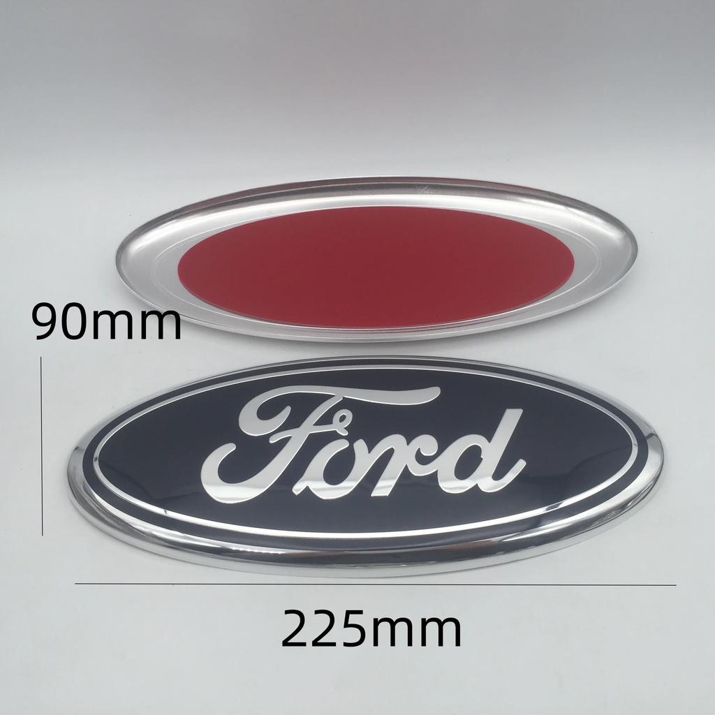 Car Sticker Ford 1pcs 3D Blue for Ford Car Front Head Hood Bonnet Emblem Rear Tail Bumper Trunk Steering Wheel Covers Sticker Ba