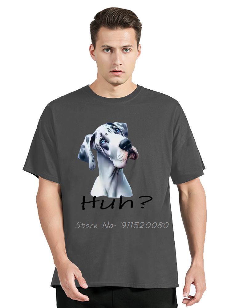 Amusing Great Dane Cotton Tshirt Hilarious Unisex Tops Tees Dog Lovers Funny Adorable And Comical Oversized Tshirt Unisex Clothing
