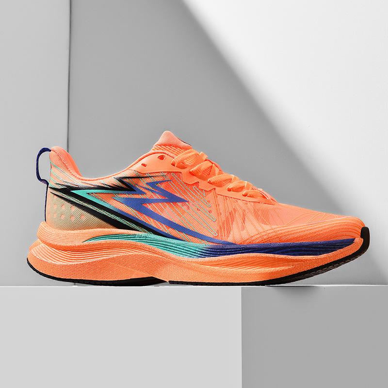 

Feiying PB30 running shoes men s summer new ultra-light 20 shock absorption professional racing Feidian 3C carbon board sports running shoes 45 ярко-оранжевый