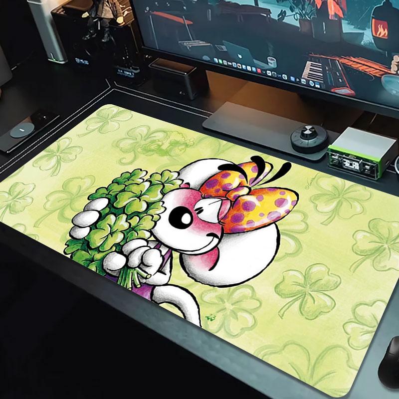 Diddl Large Size Mouse Pad Large Gaming Table Cushion Non-slip Laptop Tablet Big Mousepad XXL Mat Mini PC Playmat With Lock edge