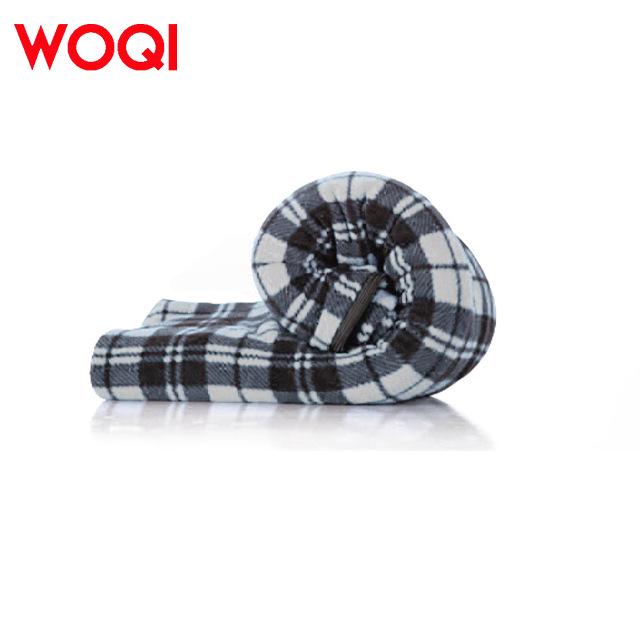 

WOQI Sherpa Fleece Sleeping Bag - Soft, Warm Blanket for Adults | Ideal for Camping, Travel, Indoor & Outdoor Use. 180*75 cm