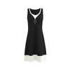 Ladies' Loose And Comfortable Casual Summer Fashion Elegant Vest Skirt Fake Two-piece Sleeveless Dress