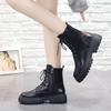 Martin Boots Female British Style Student Versatile Women's Shoes Platform Boots Female Short Boots High Boots Female Casual Cotton Boots Female