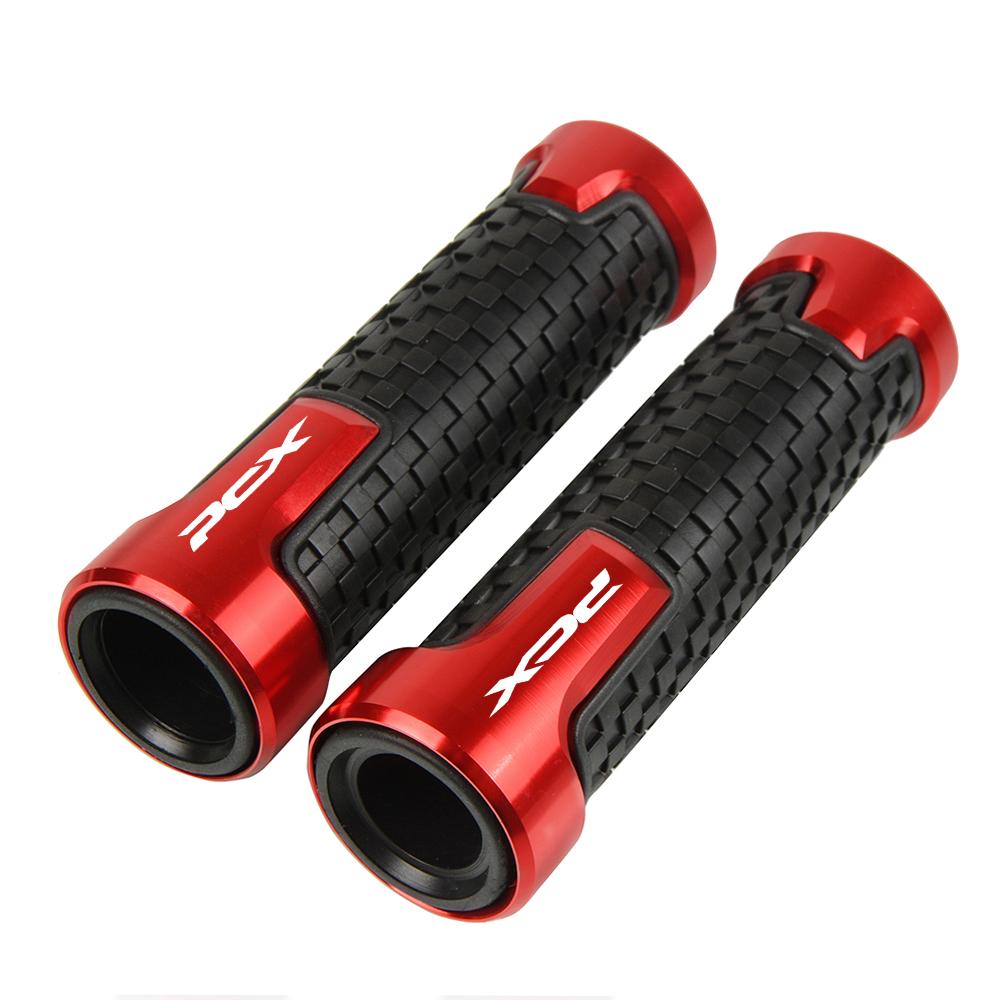 

7/8 22 мм мотоциклетные алюминиевые противоскользящие ручки с ЧПУ для HONDA PCX 125 PCX125 PCX 150 PCX150 красный
