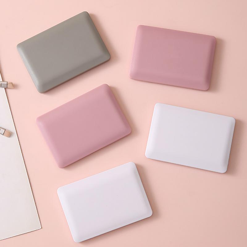 1PC Mirror Convenient Makeup Mirror Cute Mini Mirror Funny Folding Mirror Fashion Laptop Shape Portable Multicolor